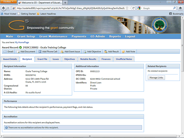 Screen image of this step