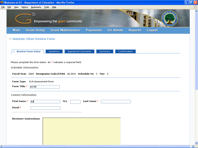Screen image of this step