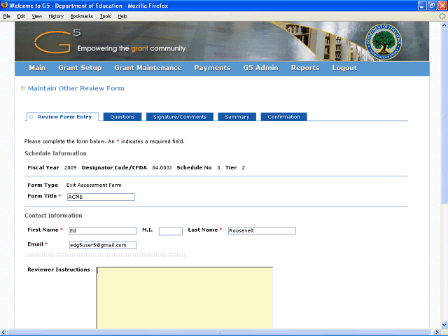 Screen image of this step