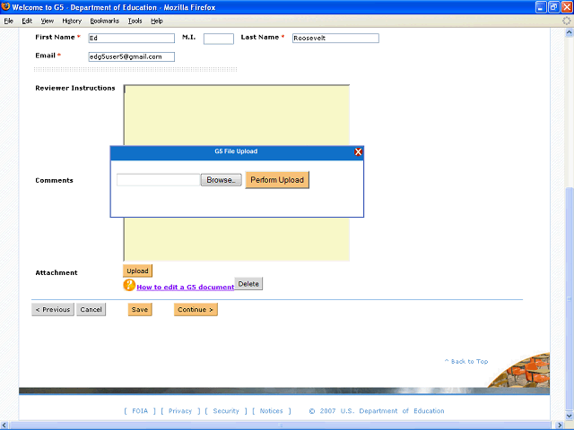 Screen image of this step