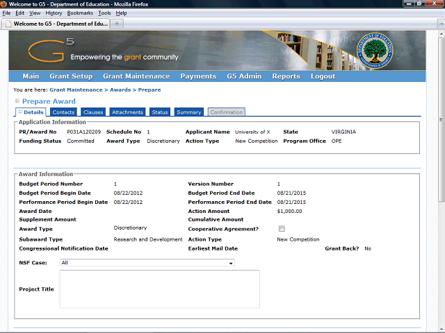 Screen image of this step