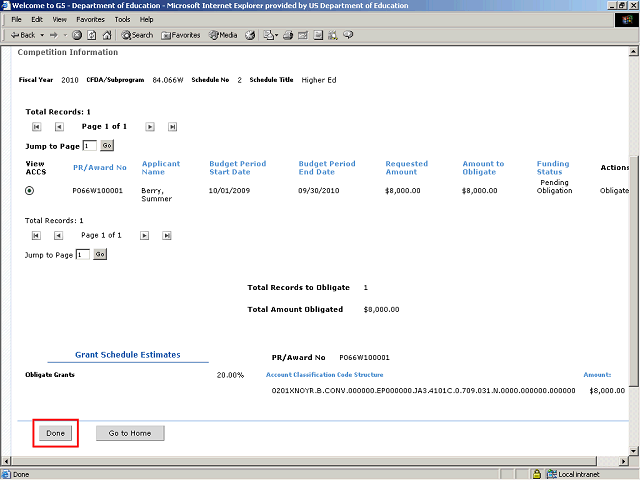 Screen image of this step