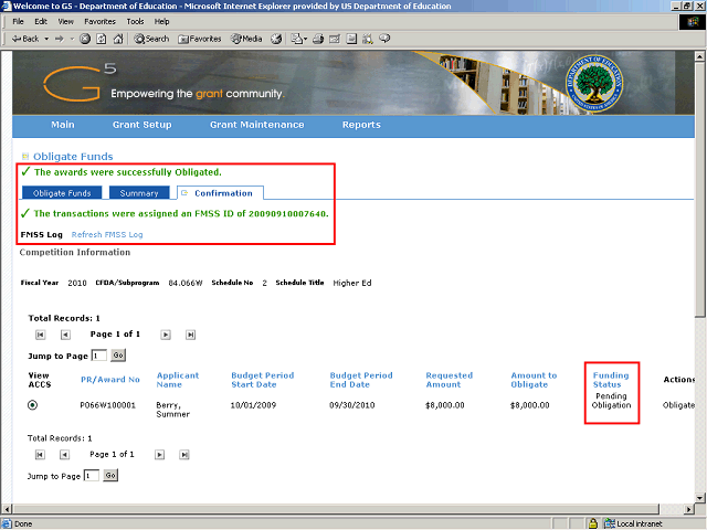 Screen image of this step