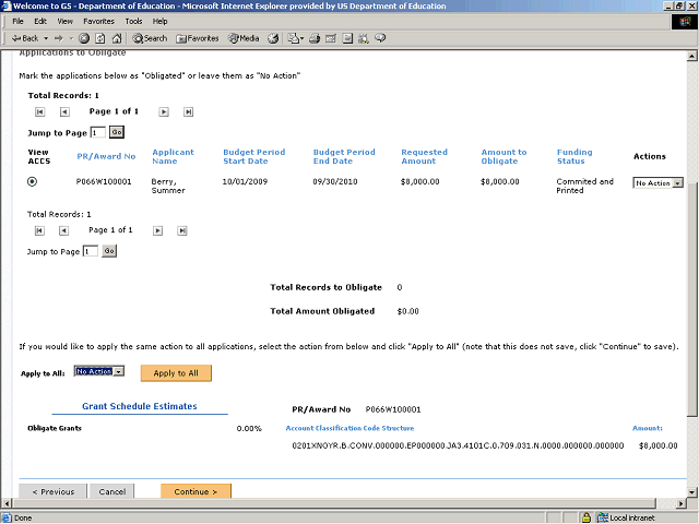 Screen image of this step