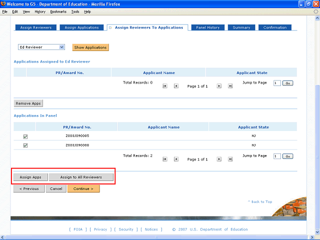 Screen image of this step