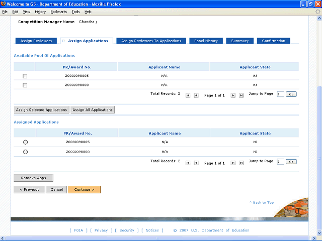 Screen image of this step