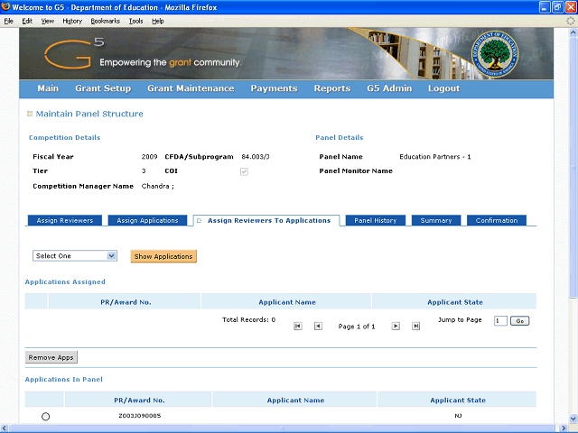 Screen image of this step