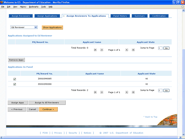Screen image of this step
