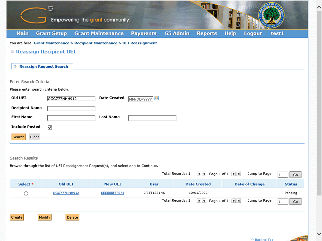 Screen image of this step