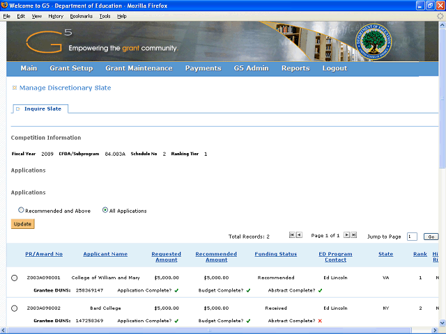 Screen image of this step