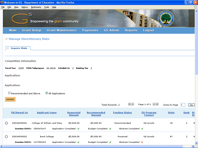 Screen image of this step