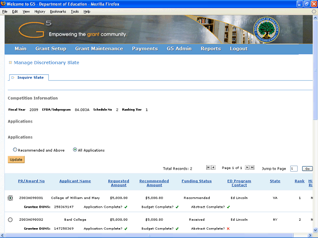 Screen image of this step