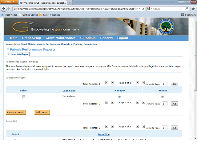 Screen image of this step