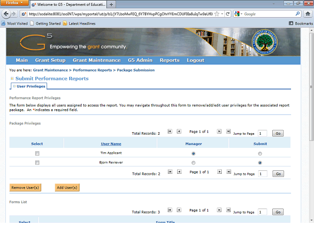 Screen image of this step