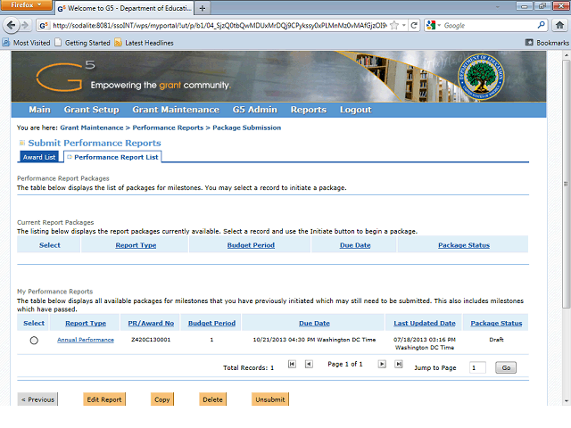 Screen image of this step