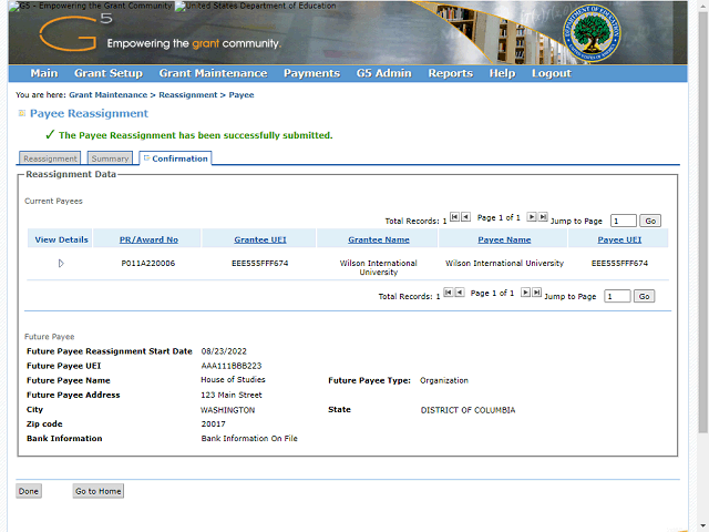 Screen image of this step
