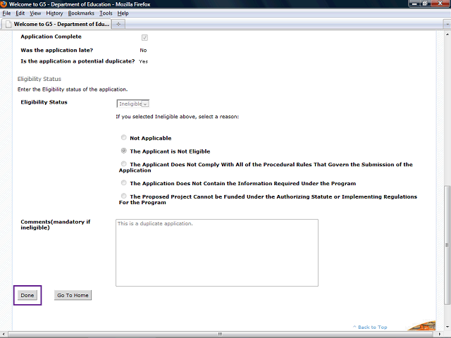 Screen image of this step