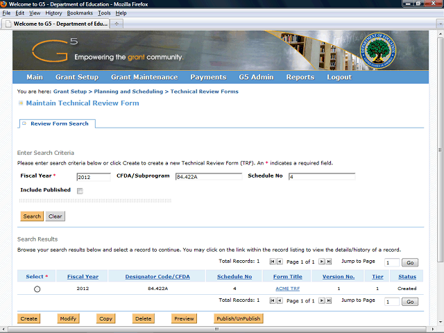 Screen image of this step