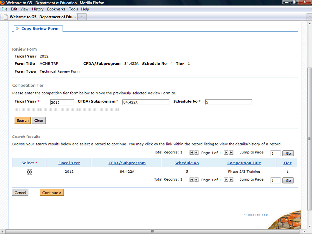 Screen image of this step