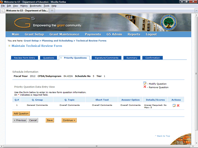 Screen image of this step