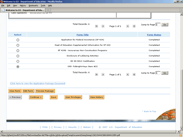 Screen image of this step