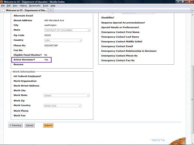 Screen image of this step