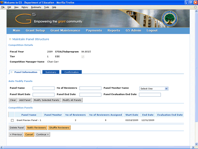 Screen image of this step