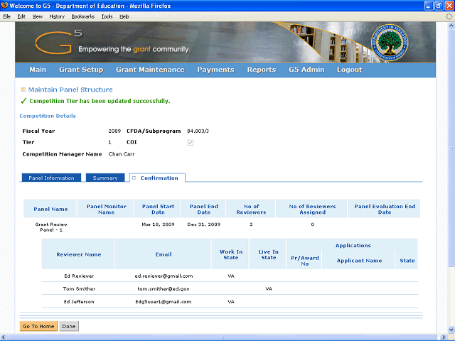 Screen image of this step
