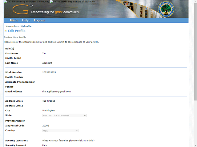 Screen image of this step