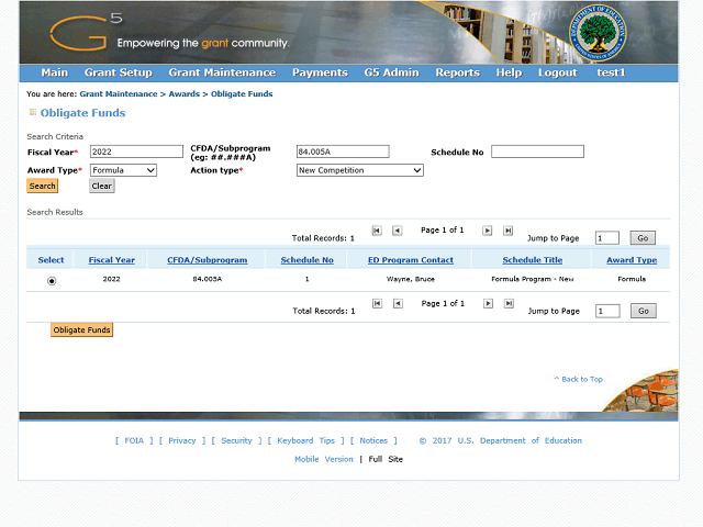 Screen image of this step