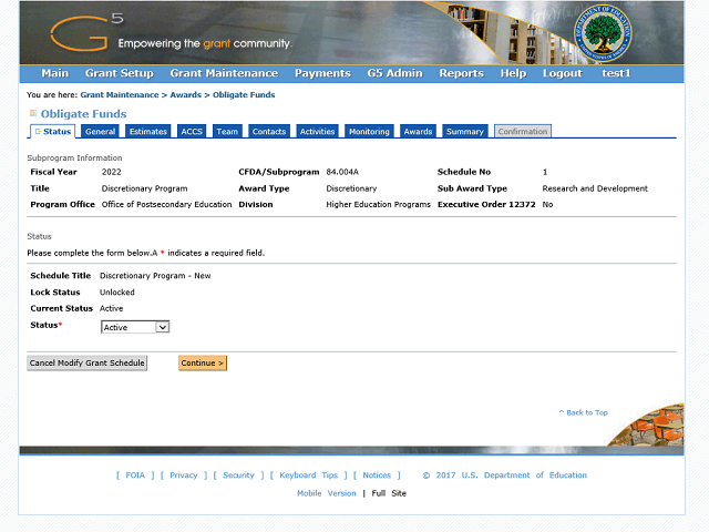 Screen image of this step