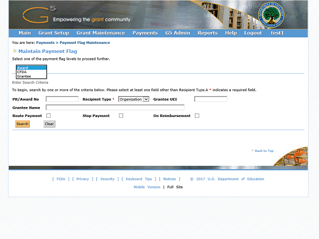 Screen image of this step