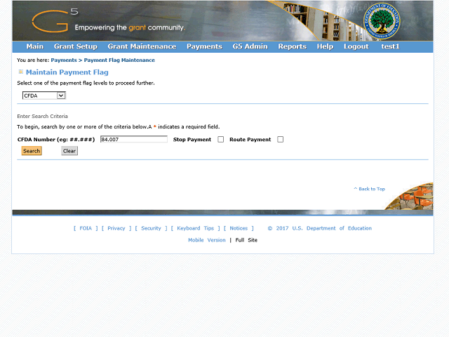 Screen image of this step