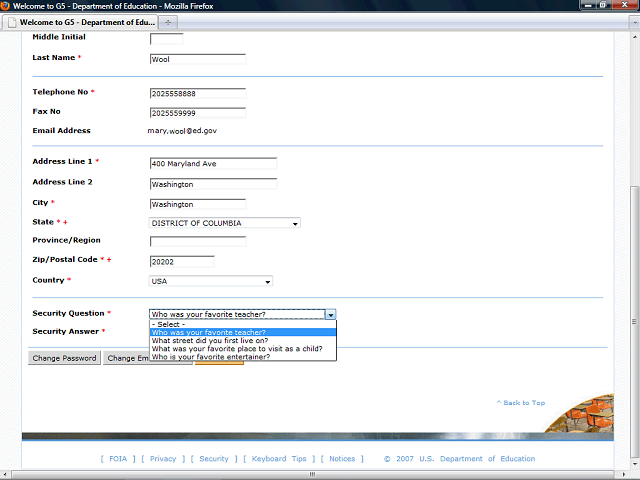 Screen image of this step