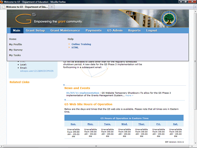 Screen image of this step
