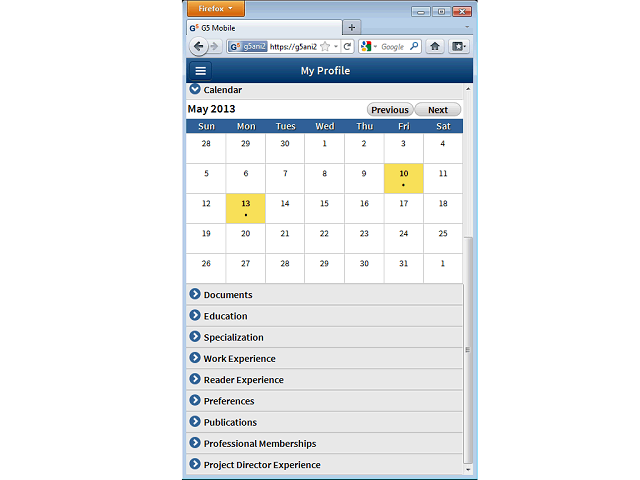 Screen image of this step