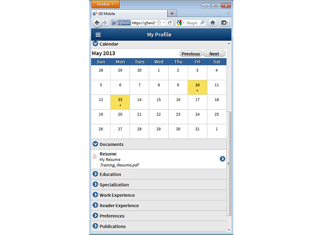 Screen image of this step