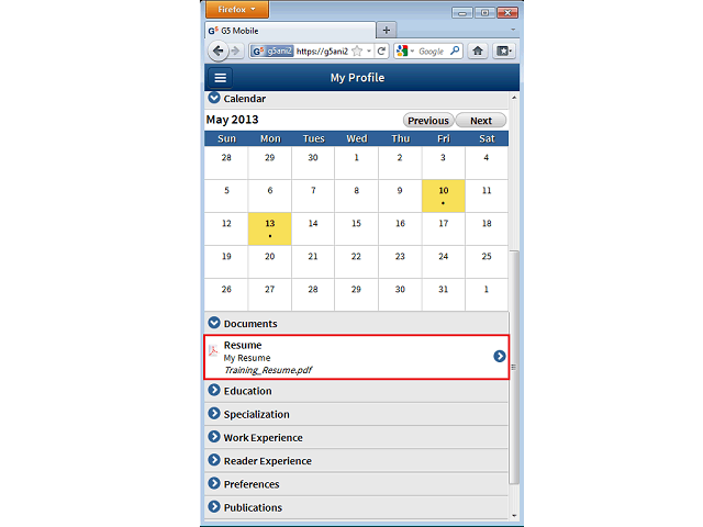 Screen image of this step