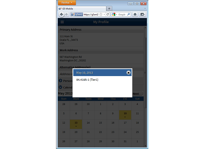 Screen image of this step