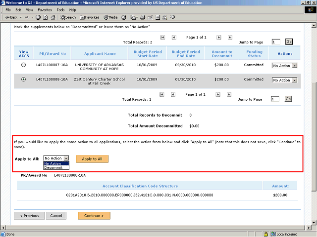 Screen image of this step