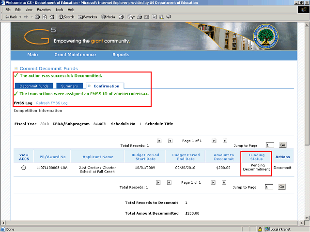 Screen image of this step