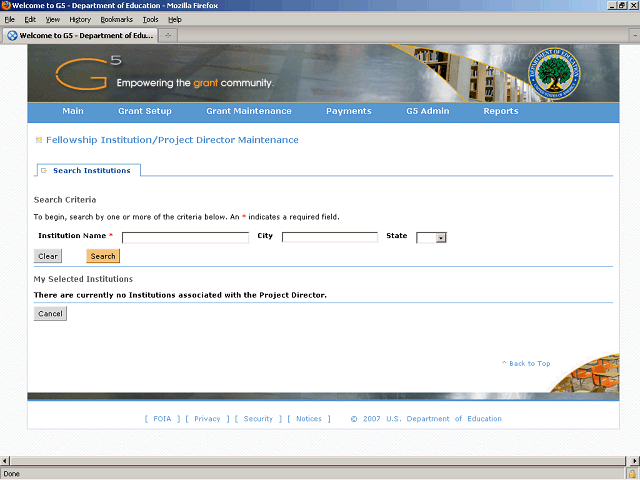 Screen image of this step