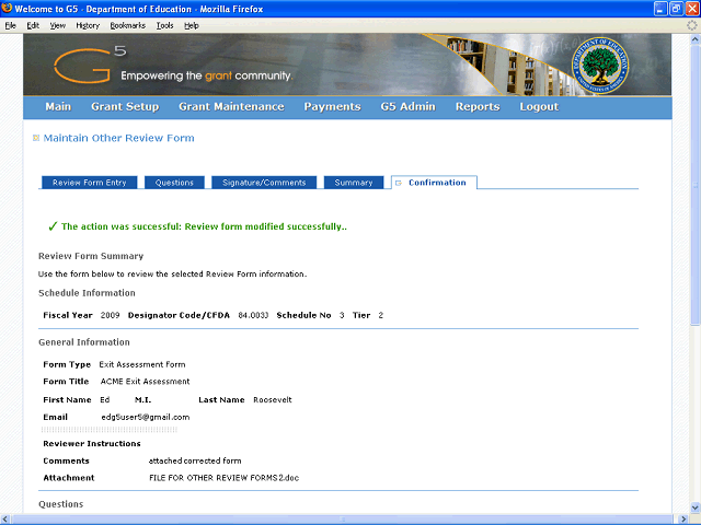 Screen image of this step