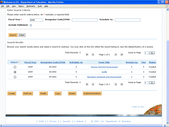 Screen image of this step