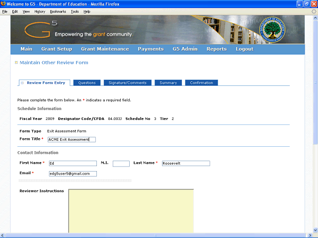 Screen image of this step