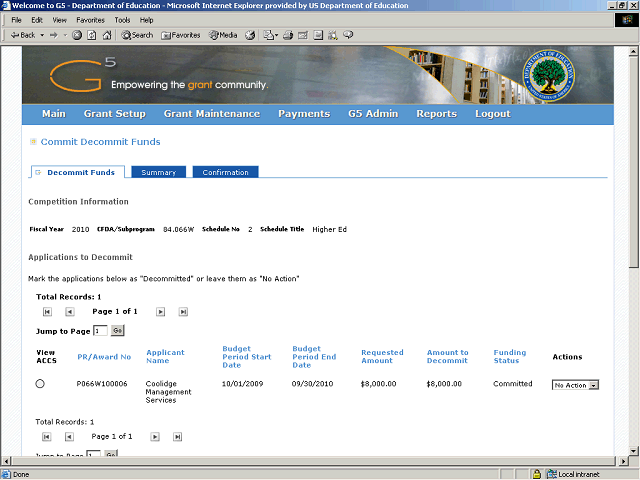 Screen image of this step