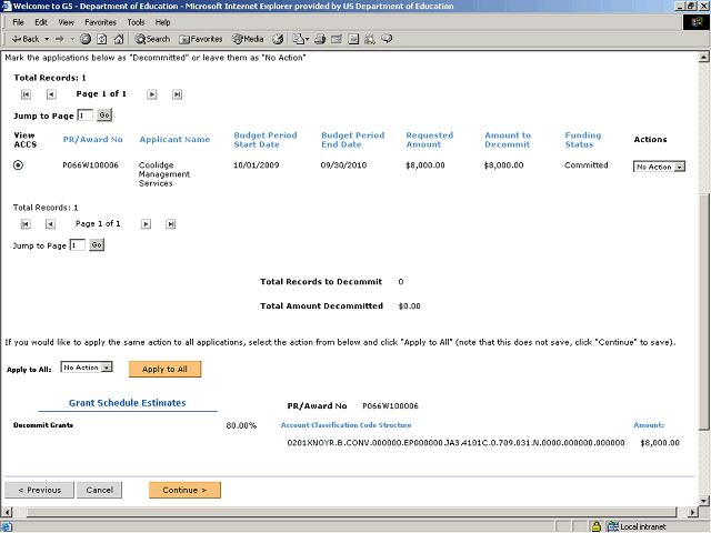 Screen image of this step