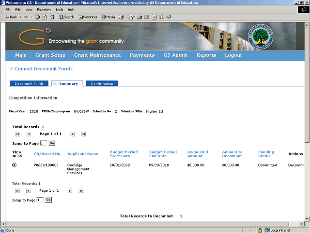 Screen image of this step