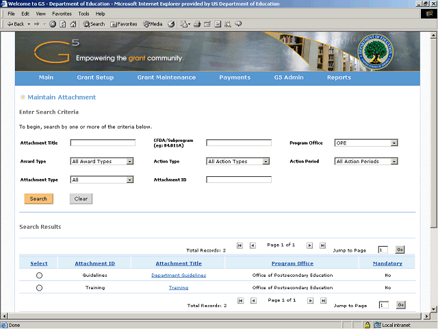 Screen image of this step