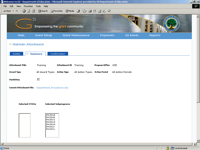 Screen image of this step